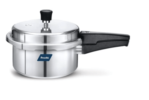 Preethi Neo Aluminium Induction Base Outer Lid Pressure Cooker, 3 Litres